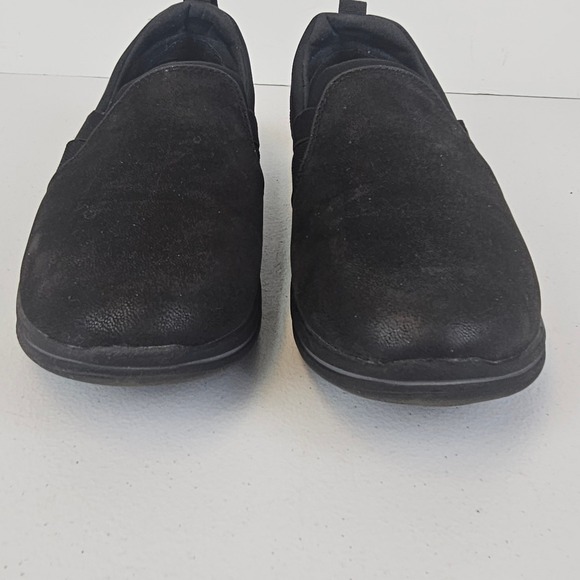 Clarks Womens 8M Black Slip On Shoes‎ Cloud Stepper Work Walking Casual Comfort - Picture 4 of 16